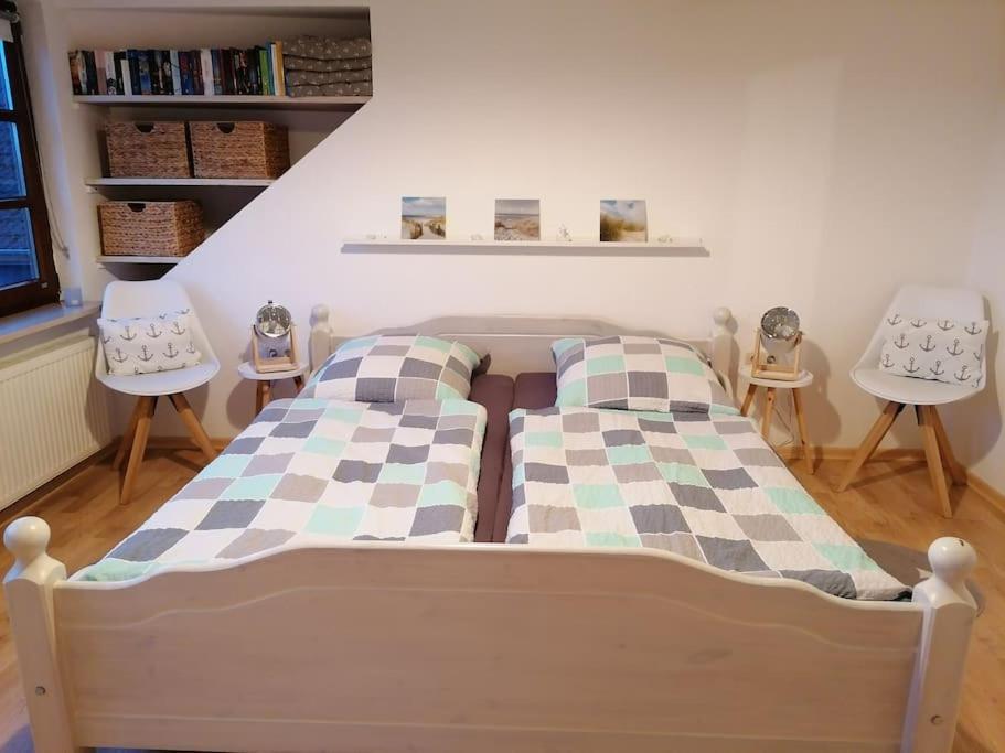 Ferienwohnung Fernblick Osdorf Bagian luar foto